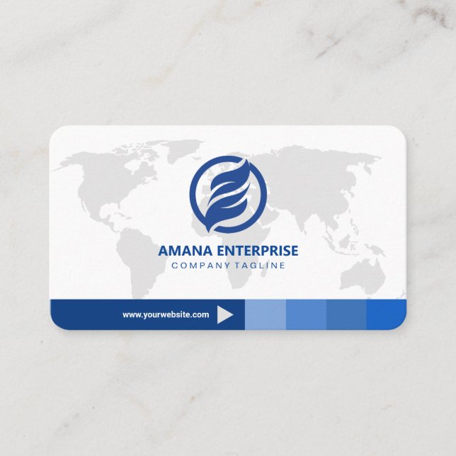 Cartão De Visita Personalizado por Código QR Moderno Profissional (Frente)