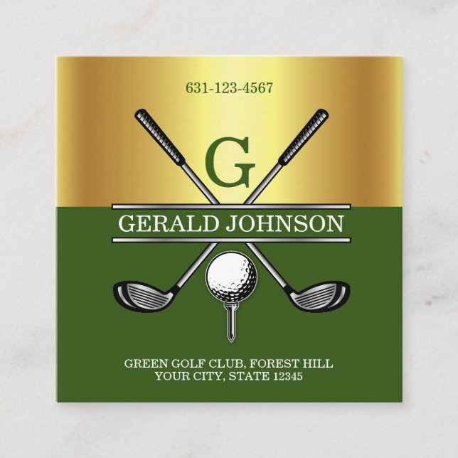 Cartão de Visita Personalizado Simples Elegante Gr (Frente)