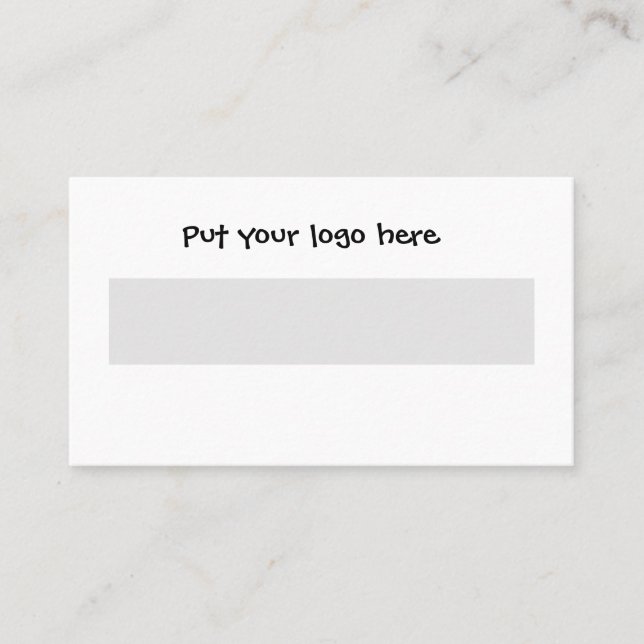 Cartão De Visita Personalizar e divertir-se (Frente)