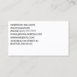 Cartão De Visita Personalizar elegante minimalista