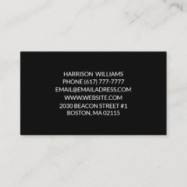 Cartão De Visita Personalizar elegante minimalista