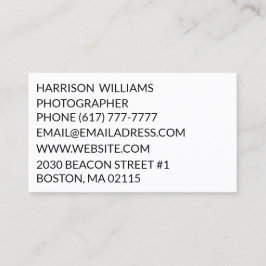 Cartão De Visita Personalizar elegante minimalista