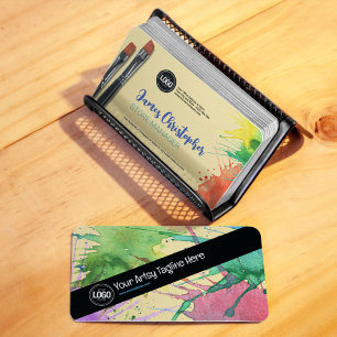 Cartão De Visita Personalizar empresa Abastecimento de arte