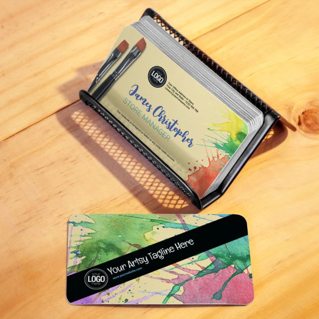 Cartão De Visita Personalizar empresa | Abastecimento de arte (Criador carregado)