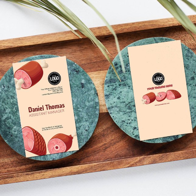 Cartão De Visita Personalizar empresa | Compro Butcher (Criador carregado)