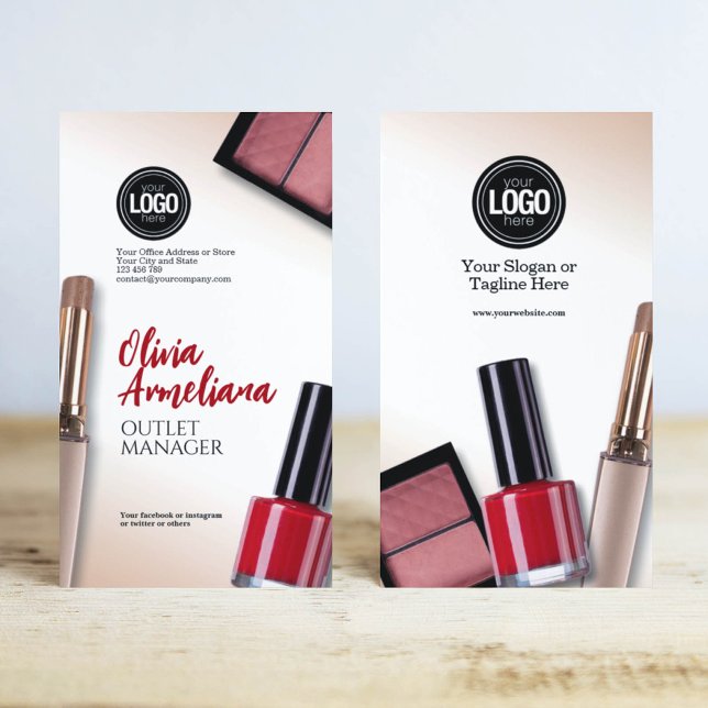 Cartão De Visita Personalizar empresa | Empresa de maquinação moder (Criador carregado)