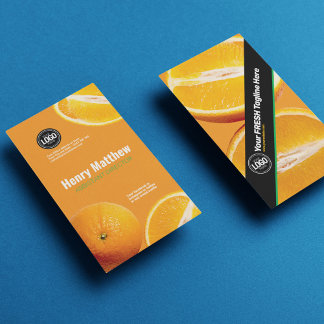 Cartão De Visita Personalizar empresa | Empresa Orange