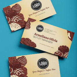 Cartão De Visita Personalizar logotipo de empresa | Empresa de choc