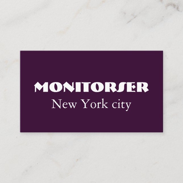 Cartão de visita personalizável moderno (Frente)