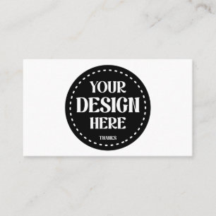 Cartão De Visita Personalizável, moderno, elegante e atemporal