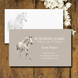 Cartão De Visita Personalized Horse Trainer Business Cards