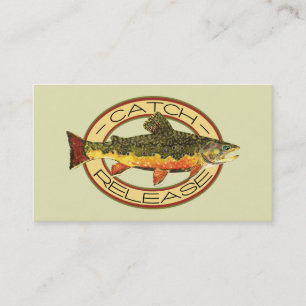 Cartão De Visita Pesca com moscas