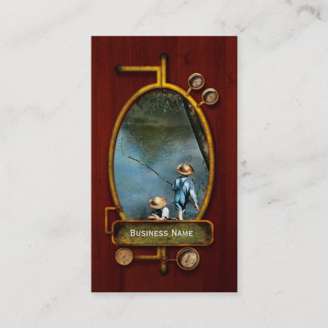 Cartão De Visita Pesca - Pesca cessada - 1940 (Frente)