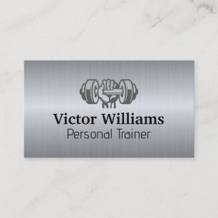 Cartão De Visita Peso de retenção da mão Malhação Gym