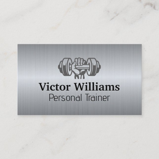 Cartão De Visita Peso de retenção da mão | Malhação Gym (Frente)