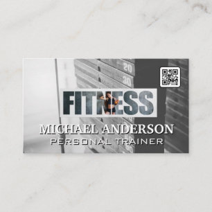 Cartão De Visita Pesos de Academia Fitness Saúde Treinador Pe