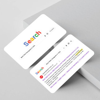 Cartão De Visita Pesquisa Google, Resultados da Pesquisa, Inspirado