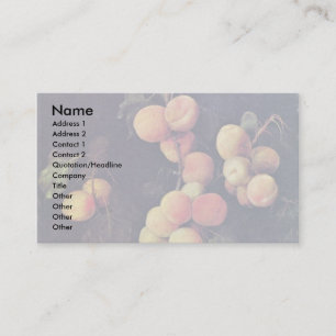 Cartão De Visita Pessegueiro Por Flegel Georg