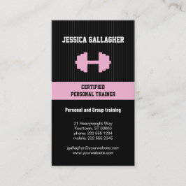 Cartão de visita pessoal do instrutor