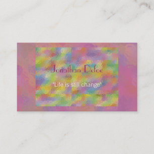 Cartão de visita pessoal do instrutor