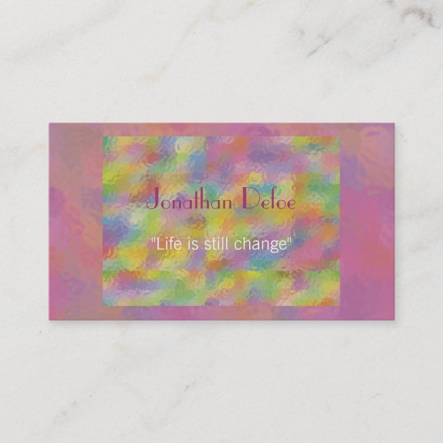 Cartão de visita pessoal do instrutor (Frente)