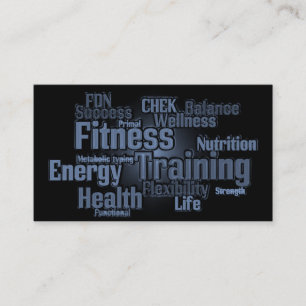 Cartão de visita pessoal do instrutor