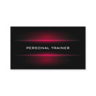 Cartão de visita pessoal elegante do instrutor