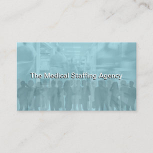 Cartão De Visita Pessoal Médico Recrutando Emprego