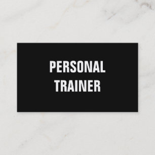 Cartão de visita pessoal simples & liso do