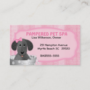 Cartão de visita Pet Groomer