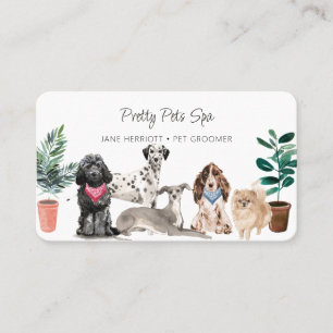 Cartão De Visita Pet Grooming Pet Spa
