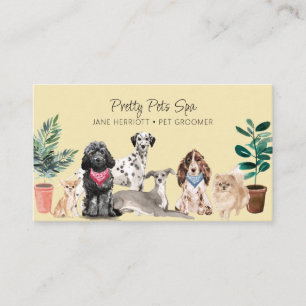 Cartão De Visita Pet Grooming Spa