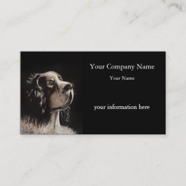 Cartão De Visita Pet Portrait Painting Business Card