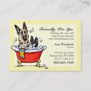 Cartão De Visita Pet Spa Grooming - Rico Feliz