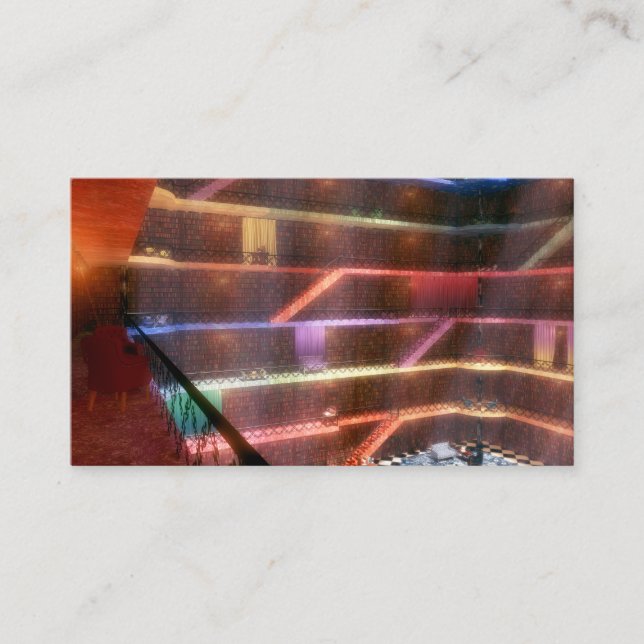 Cartão De Visita Phantastes: Os Favoritos da Biblioteca do Palácio (Frente)