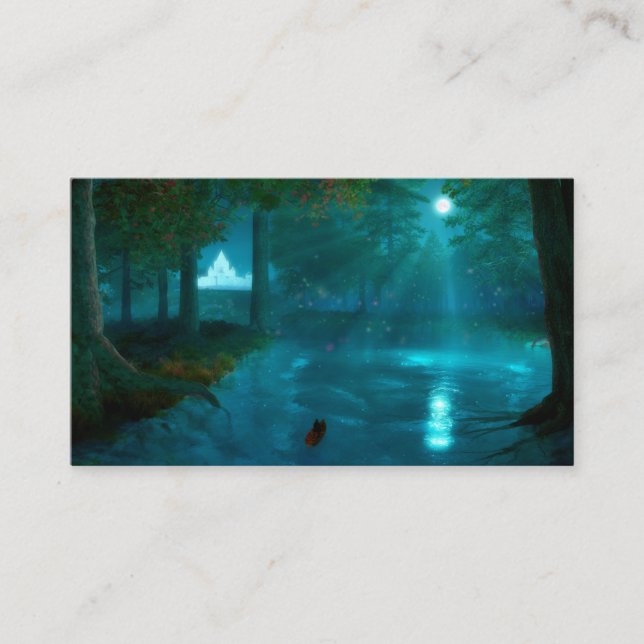 Cartão De Visita Phantastes: Para os Favoritos do Palácio das Fadas (Frente)