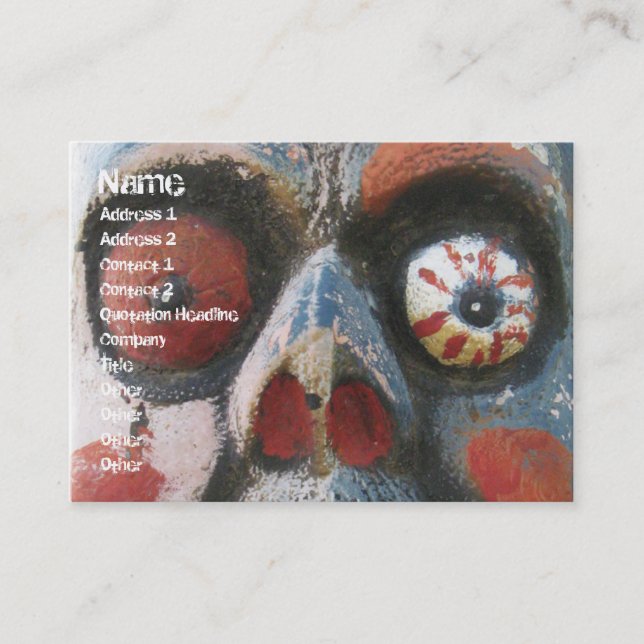 Cartão De Visita Phi - Um Fantasma Tailandês (Frente)