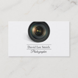 Cartão De Visita Photographer Business card
