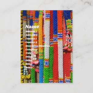 Cartão De Visita Phuang Maalai - Garland Floral Tailandês