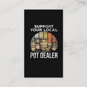 Cartão De Visita Piada de cerâmica engraçada para Clay Potter