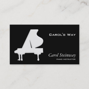 Cartão De Visita Piano