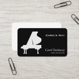 Cartão De Visita Piano