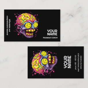 Cartão De Visita Pickleball Junkie - Picleball engraçado