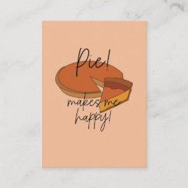 Cartão De Visita Pie Me Faz Uma Pizza Feliz