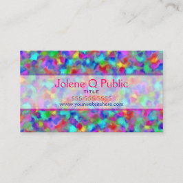 Cartão De Visita Pigmentos Pigmentados