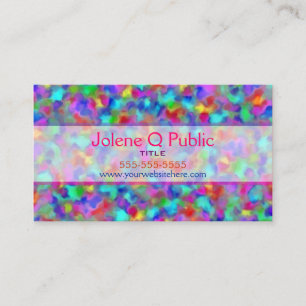 Cartão De Visita Pigmentos Pigmentados