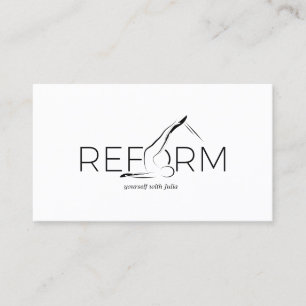 Cartão De Visita Pilates Instrutor Pilates Reform