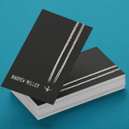 Cartão De Visita Piloto de avião para alta altitude/céu