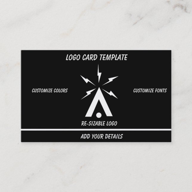 Cartão De Visita Piloto de Gráfico Aeronáutico Azul de Drone Simple (Frente)