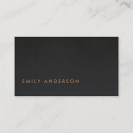 CARTÃO DE VISITA PINK NEGRO MÍNIMO ELEGANTE